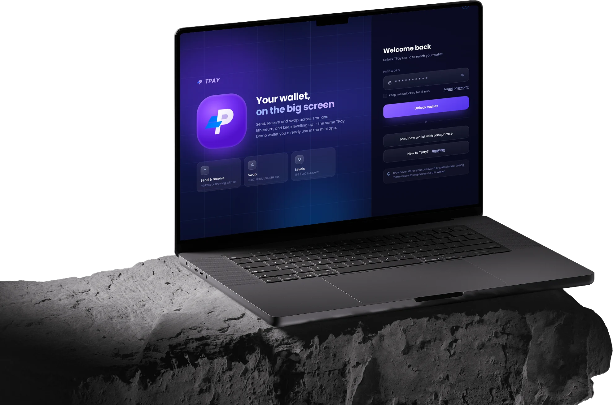 Non-custodial wallet integrated with Telegram