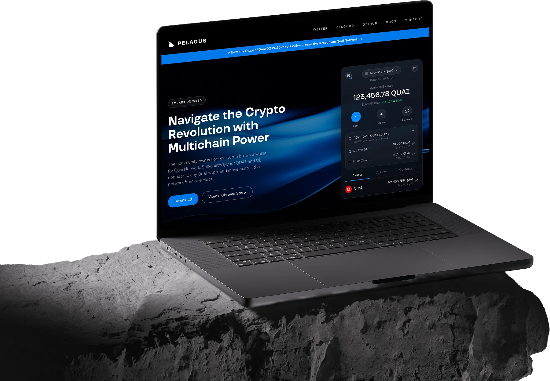 Browser extension wallet