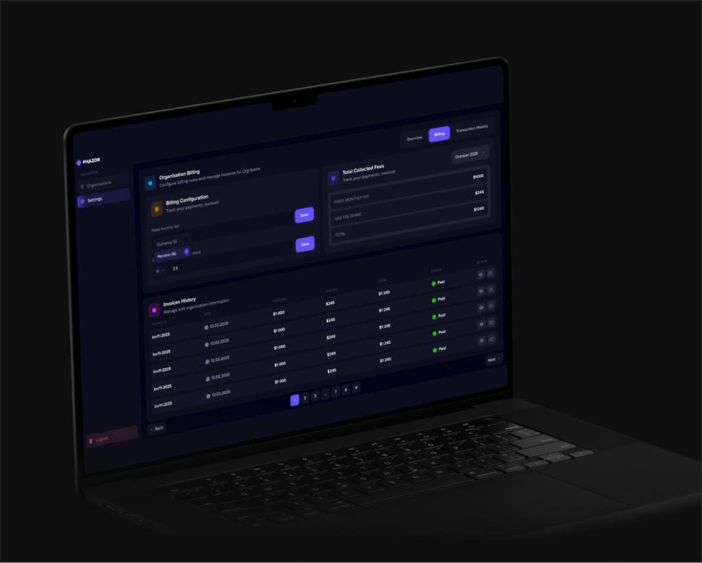 Enterprise SaaS platform